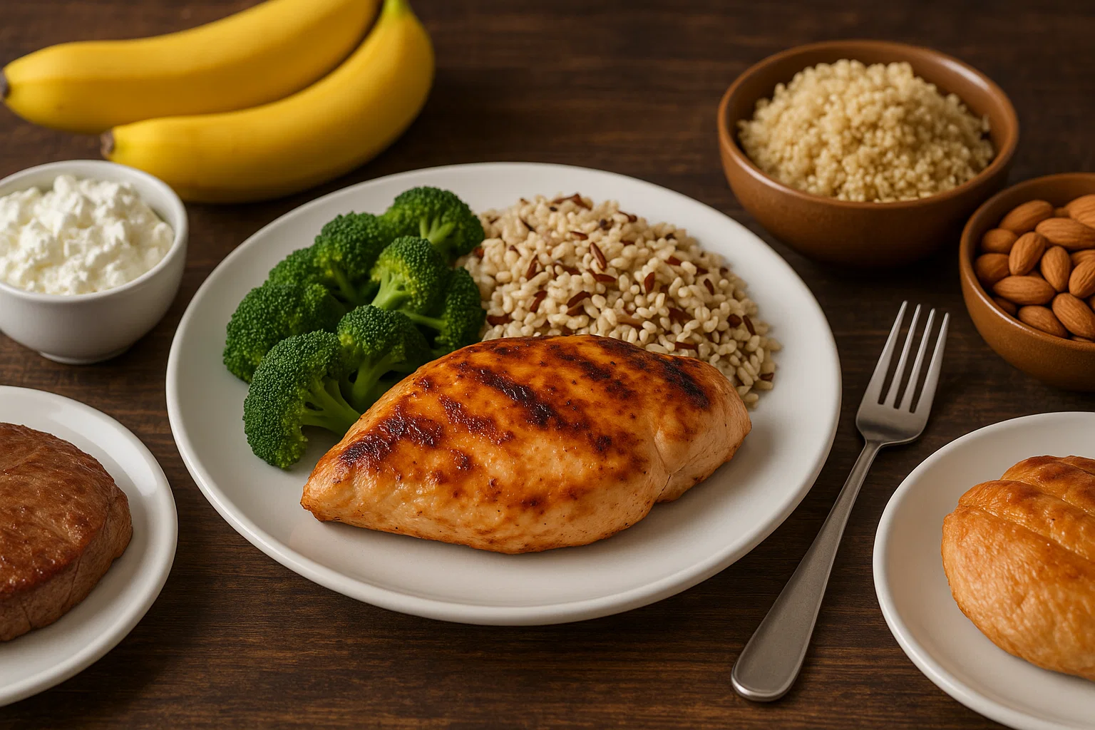 Comida para ganho muscular