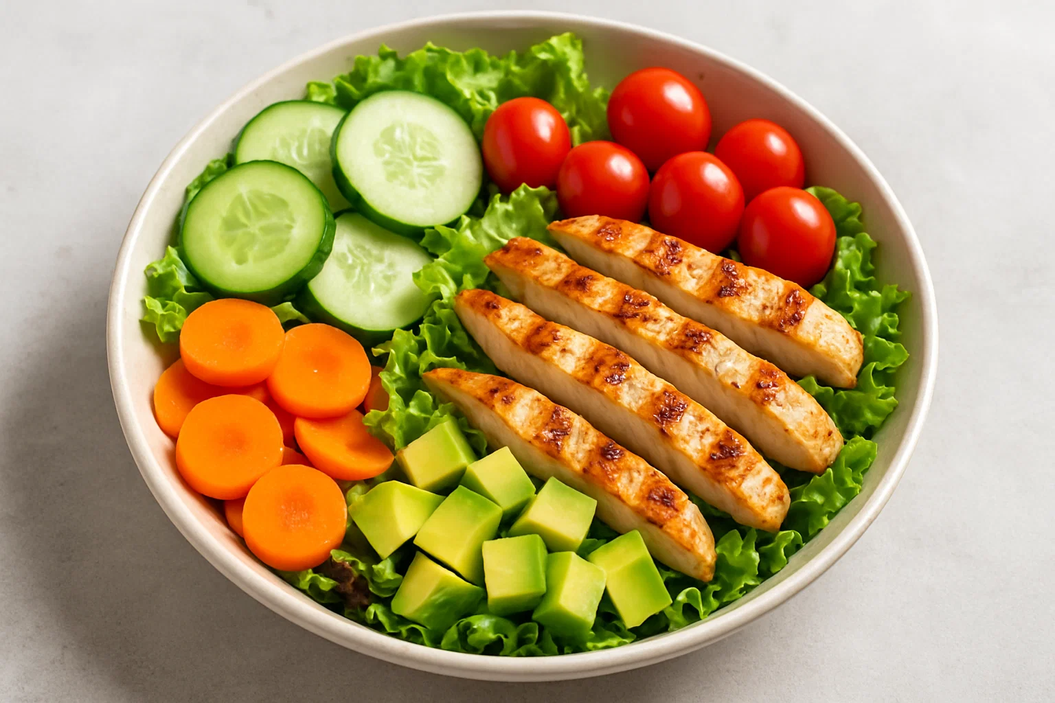 Salada para perda de peso